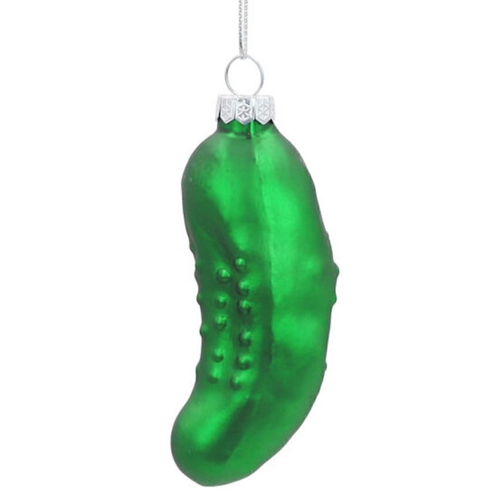 Glass Pickle Ornament